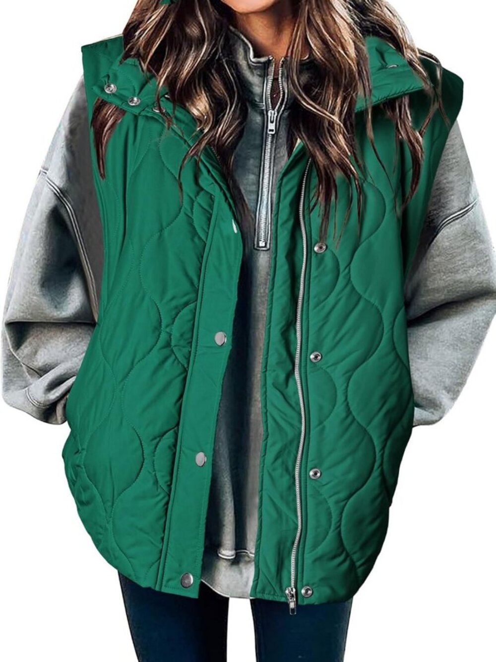 Lightweight Cropped Puffer Vest for Women | Quilted Sleeveless Jacket, Stylish